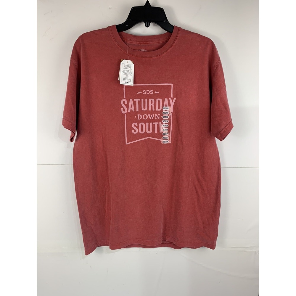 Saturday Down South‎ Mens Medium Red T-Shirt